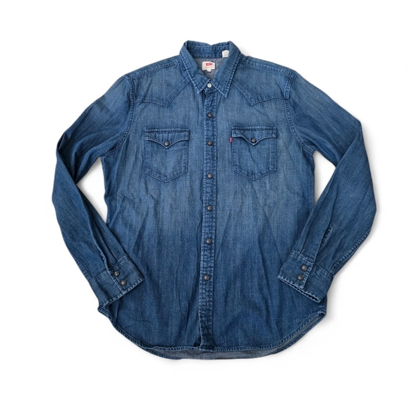Levi's Other - Levi’s Denim Western Shirt Men’s large